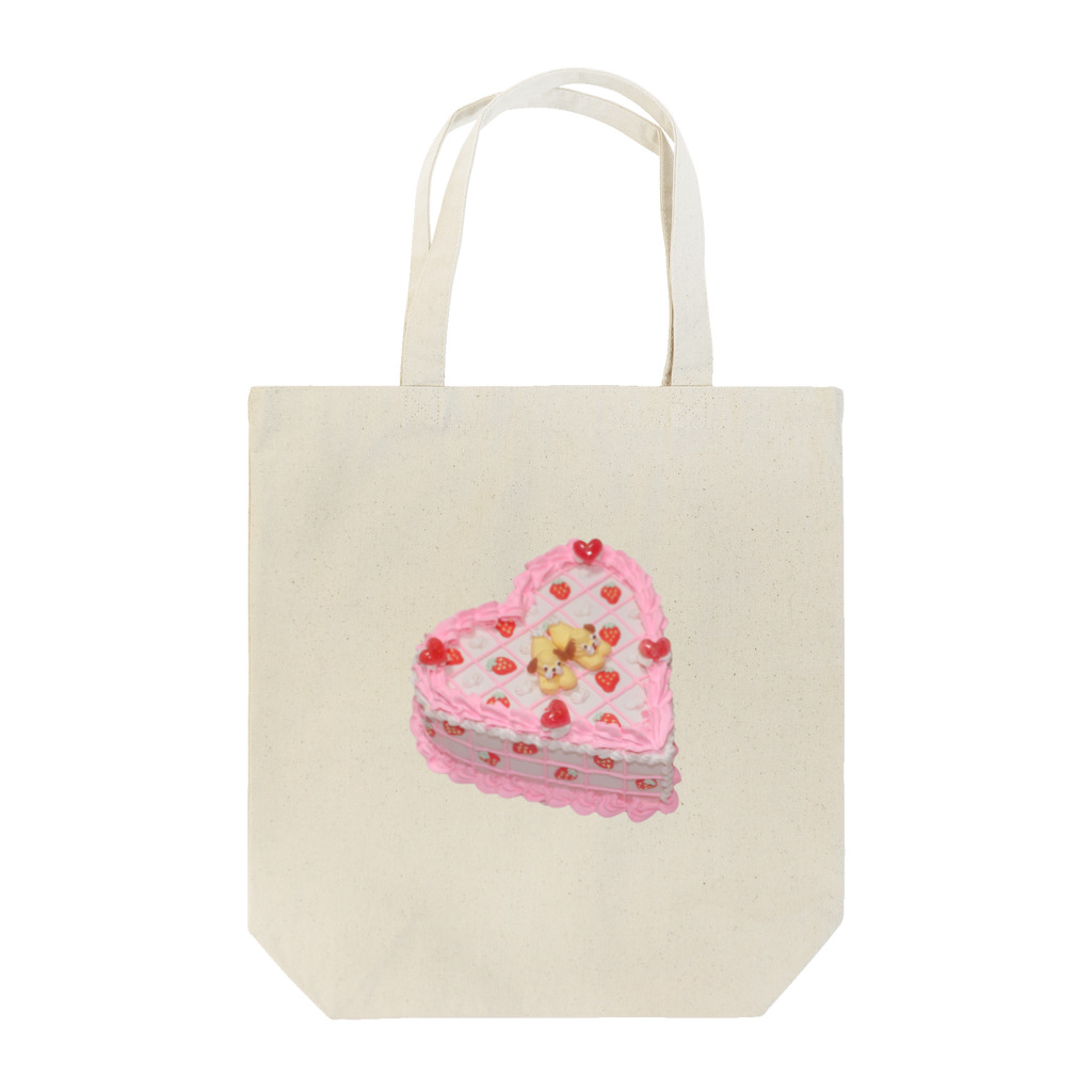 みよし洋菓子店の双子犬のいちごケーキ Tote Bag