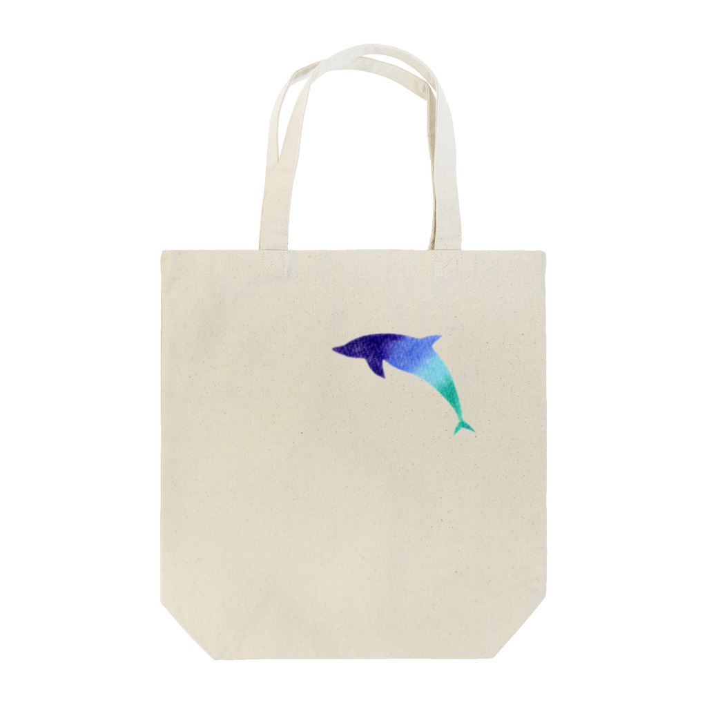 Aquamarineのイルカ君　パステルアート Tote Bag