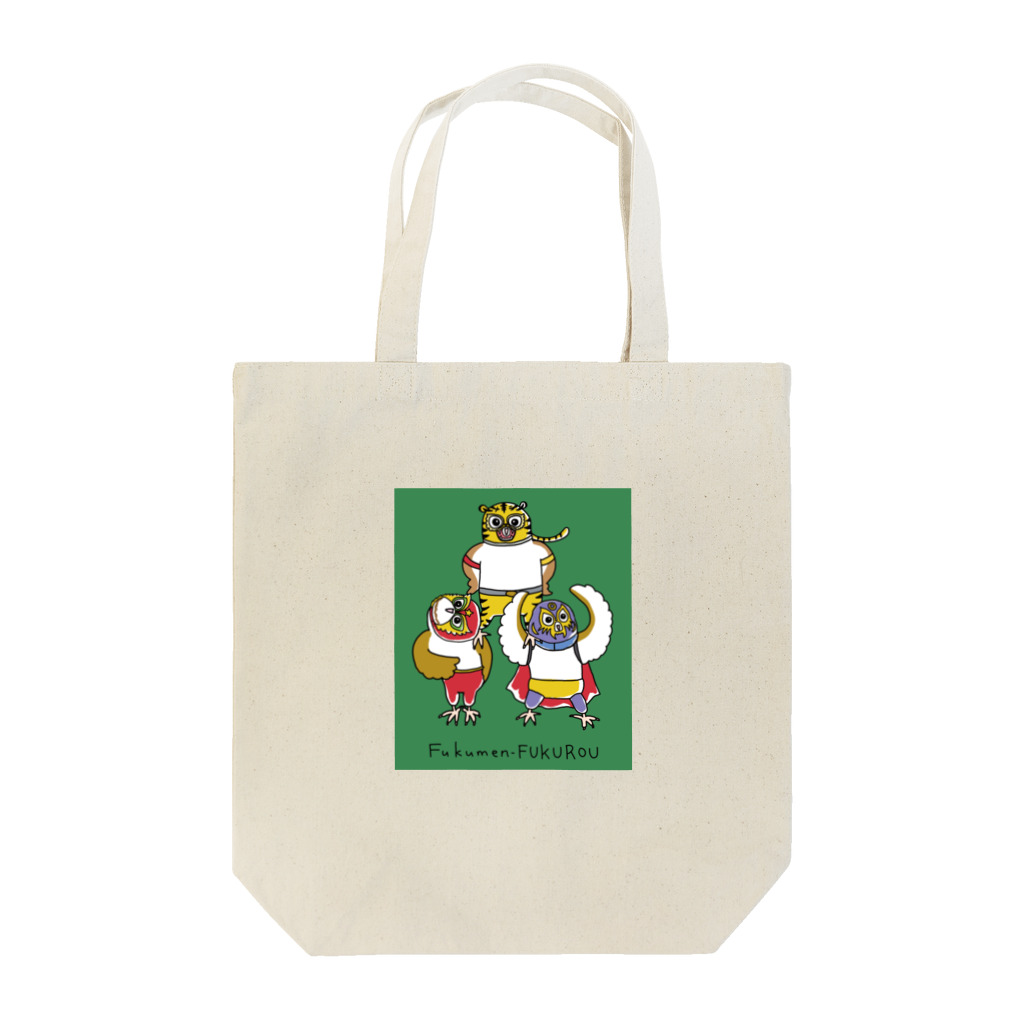 オグチヨーコのフクメンフクロウ Tote Bag