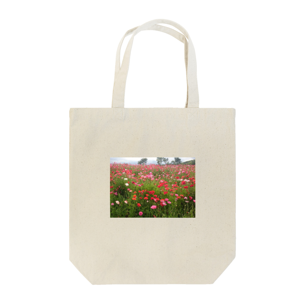 いちごうまいのPoppy Tote Bag