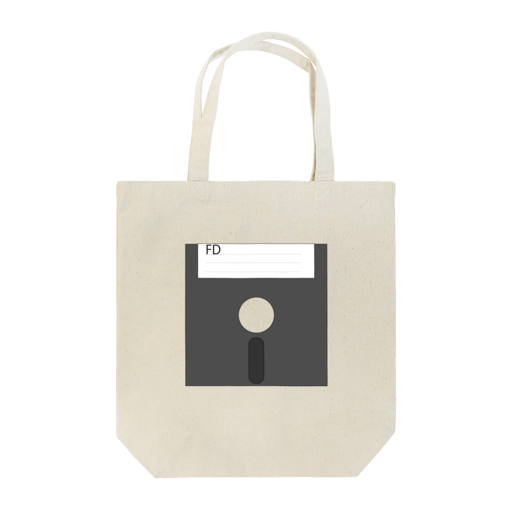 HBridge Storeのクールな懐かしフロッピーディスク Tote Bag