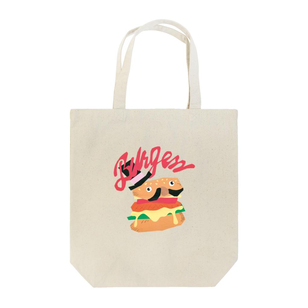 SESTA SHOPのBurgerさん トートバッグ