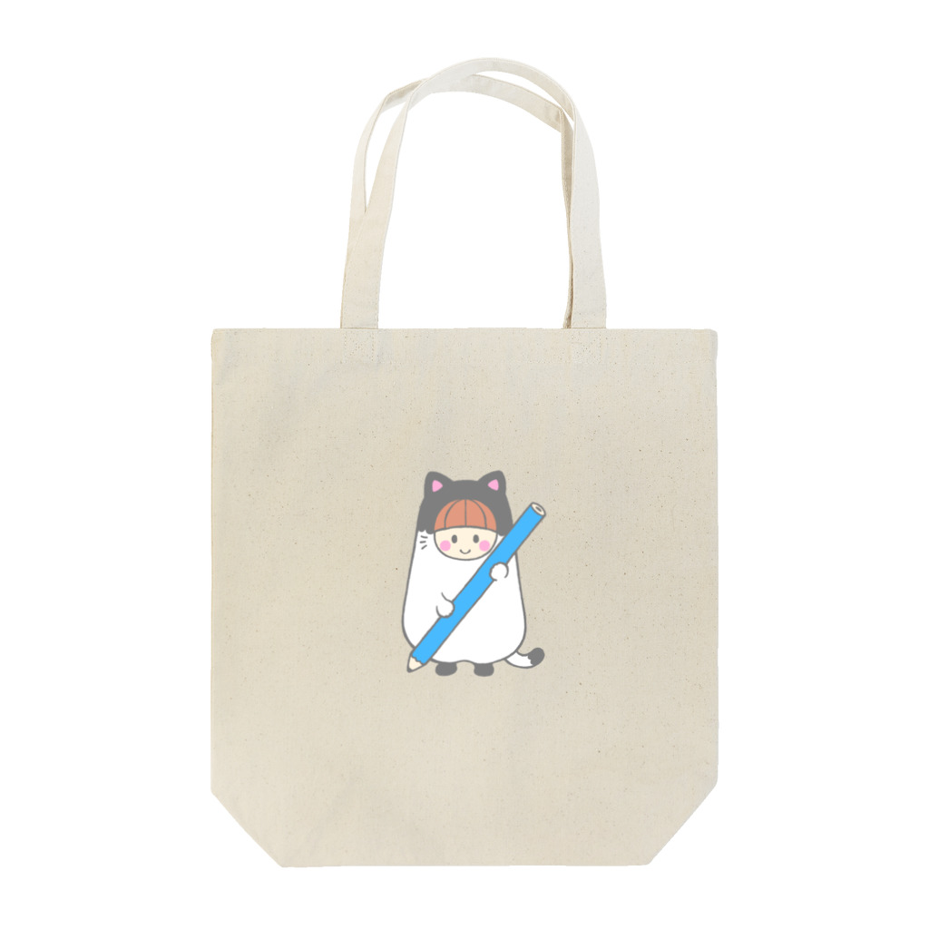 イシノアサミのきぐるみネコ（えんぴつ） Tote Bag