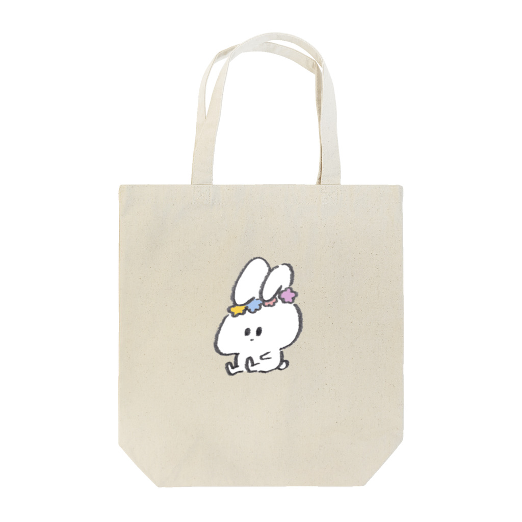 ぴよたそ商店の花冠をかぶったうさたそ Tote Bag