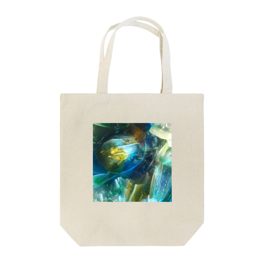 glass inblueの水の世界(ダークブルー) Tote Bag