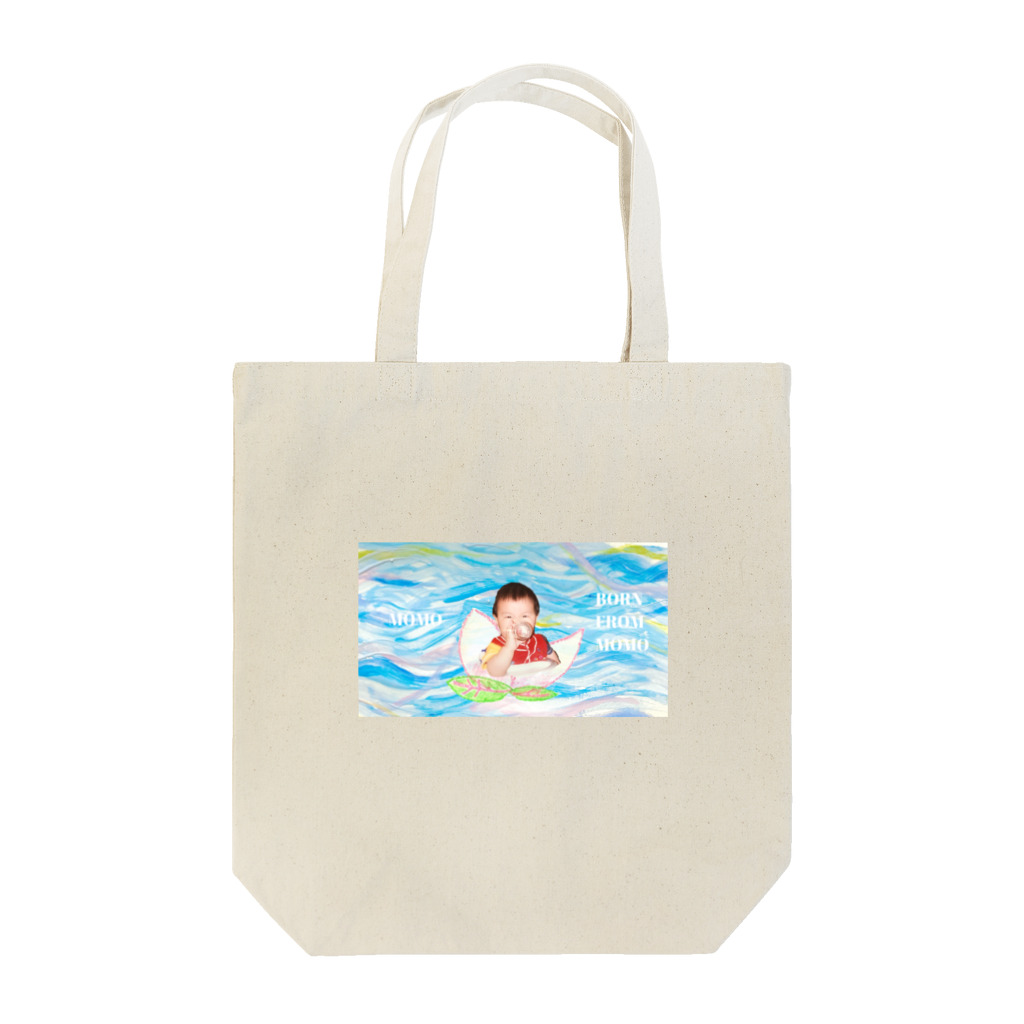 childhood clothingの桃から生まれたももかちゃん Tote Bag