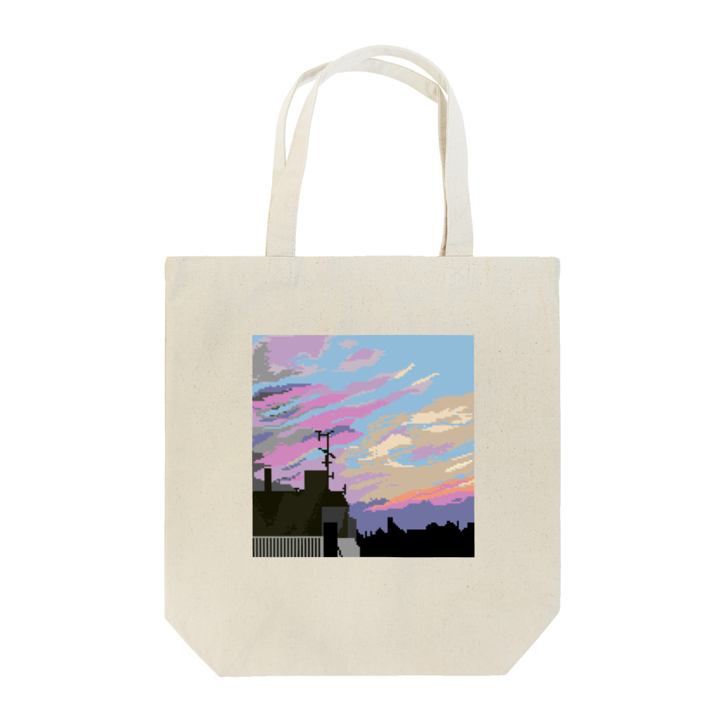 WhiteCiderの夕焼け製作所の不思議な夕焼けトートバッグ Tote Bag