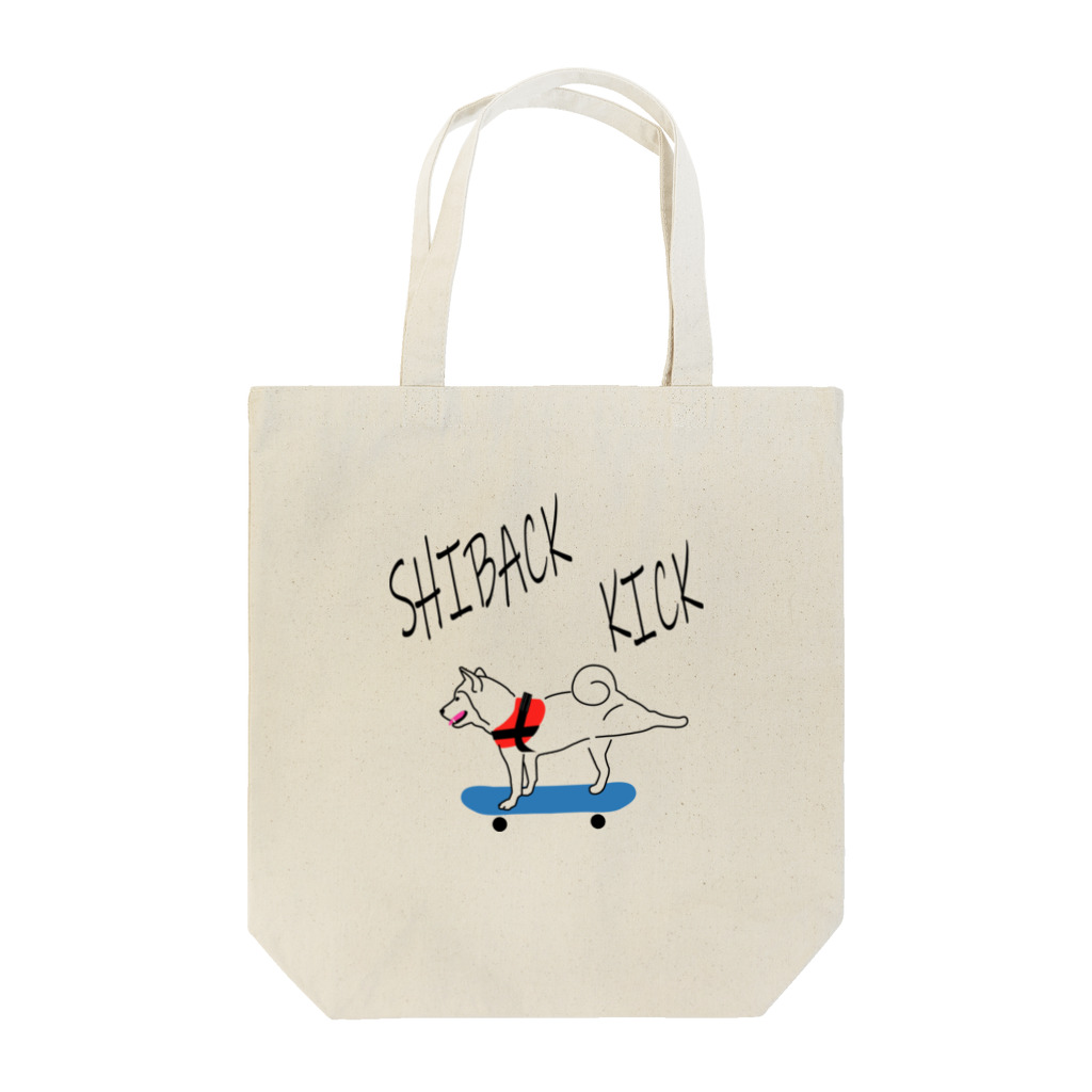 しっぽ堂のSHIBACK KICK Tote Bag