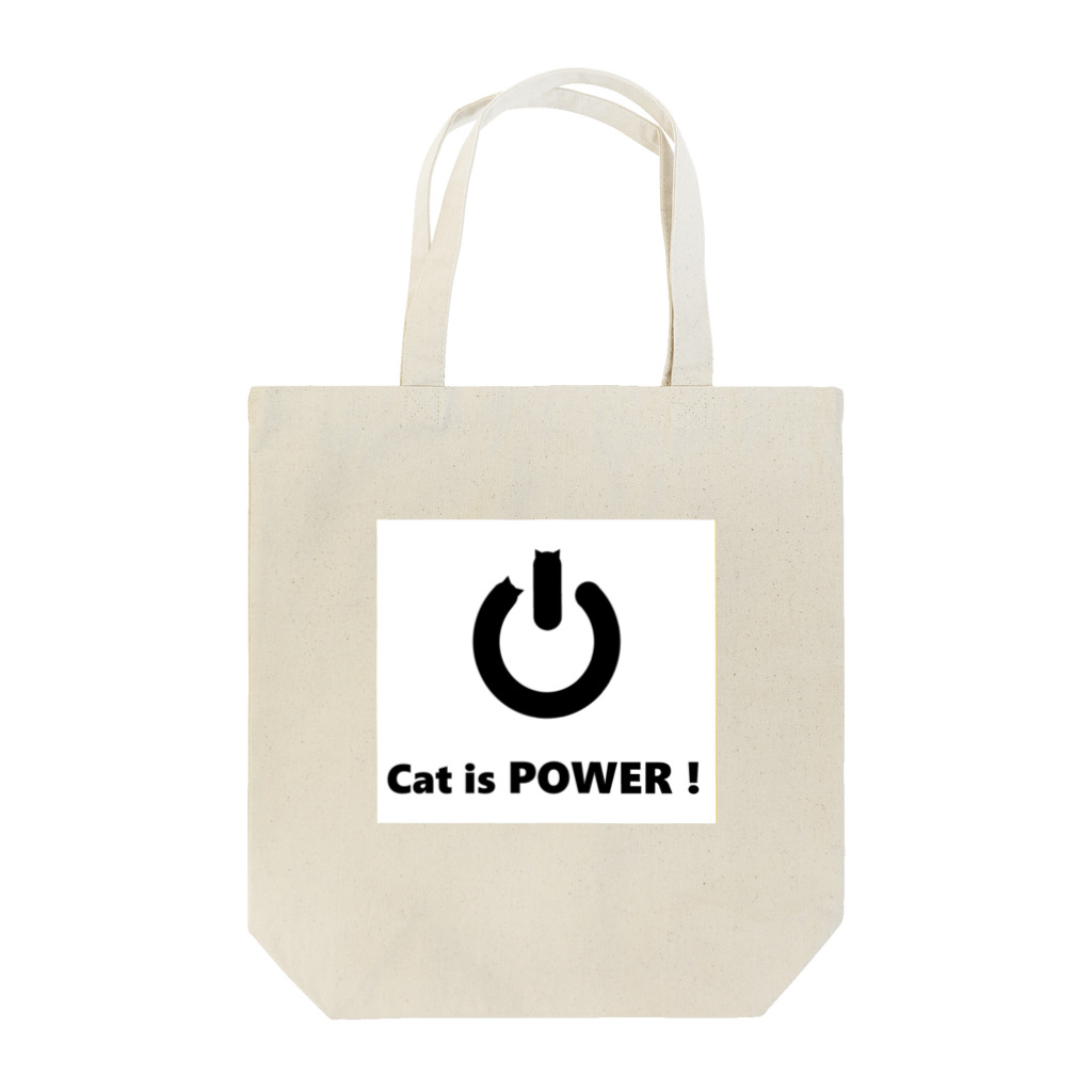 うすしお NACLの『猫は力！』 Tote Bag