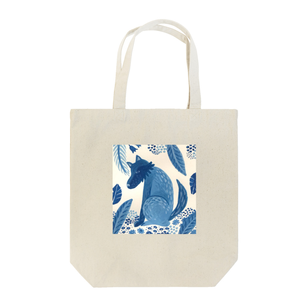 kayashopの青い犬 Tote Bag
