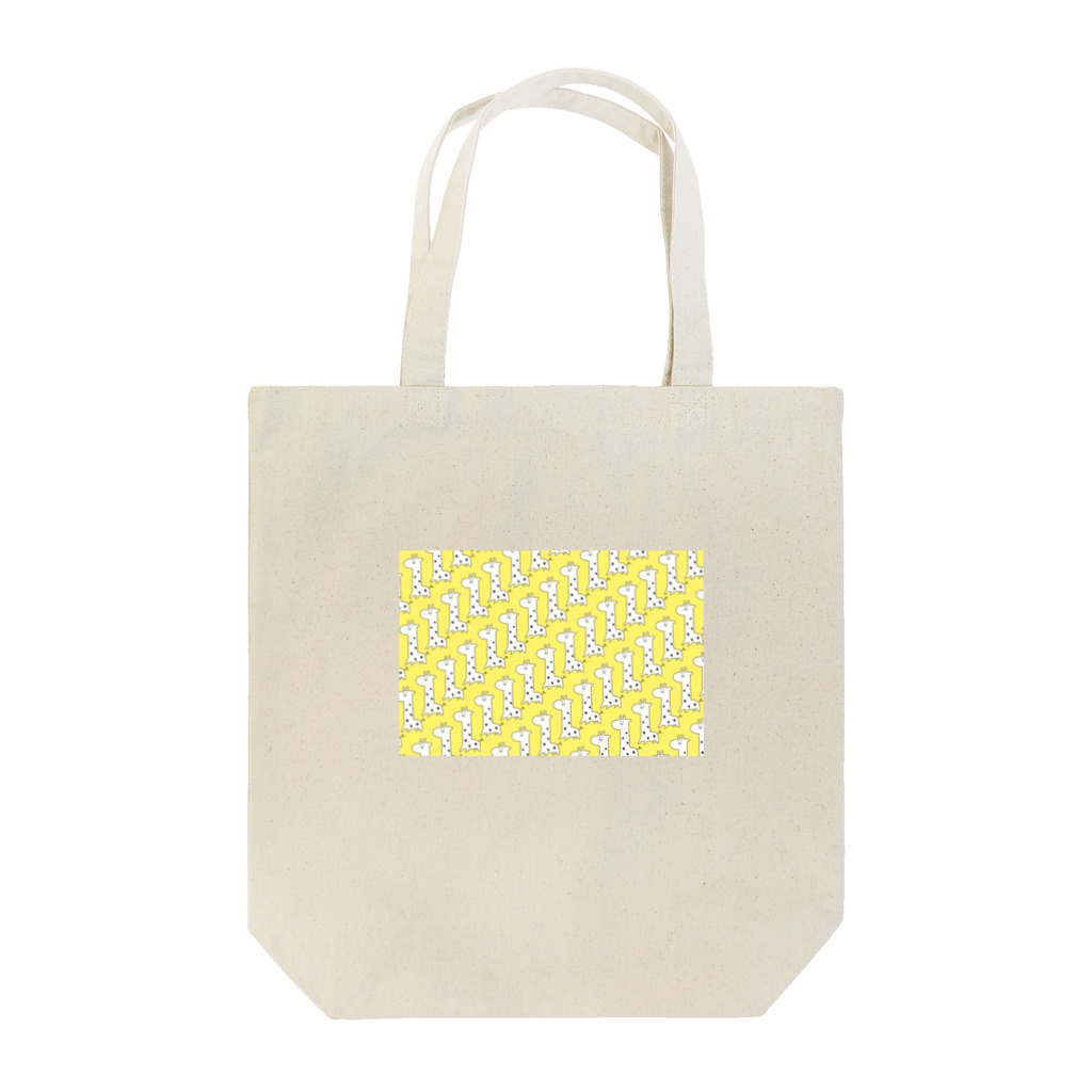 きりん屋さん@ラインスタンプ発売中のいっぱいきりんさん　黄色 Tote Bag