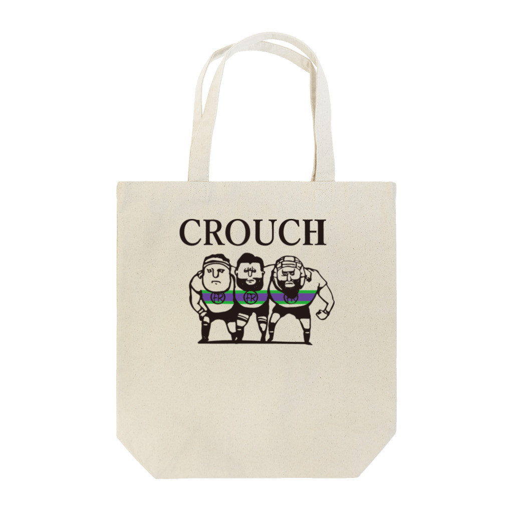 b.n.d [街中でもラグビーを！]バインドの【ラグビー / Rugby】 CROUCH Tote Bag