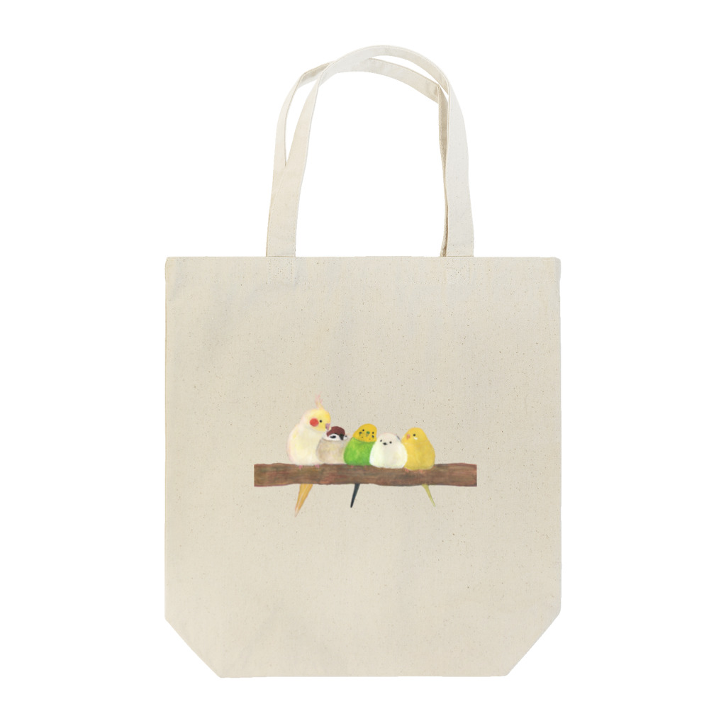 yuuwa sachi の紅葉とインコたち Tote Bag