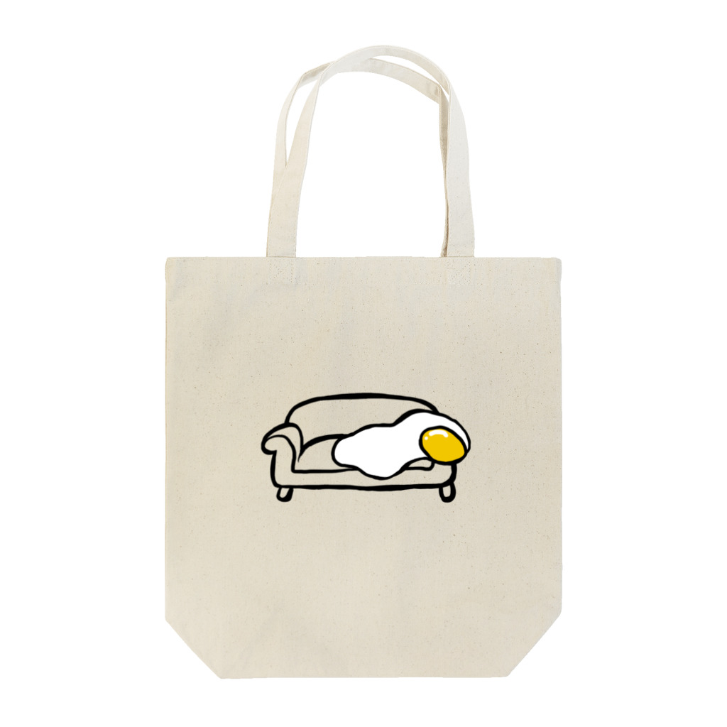 たまごすきやさんのねおちたまご Tote Bag