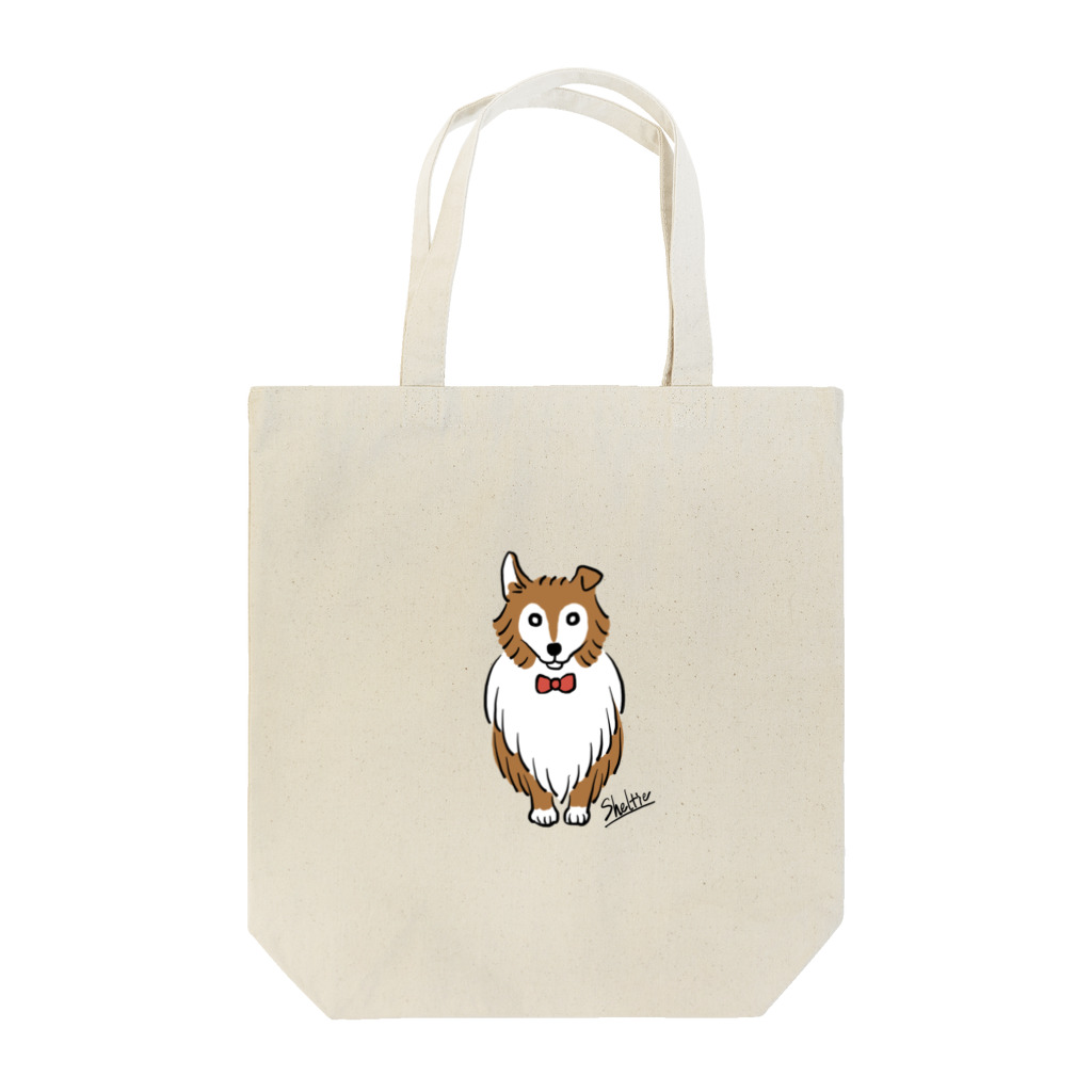 natsumilkのおすわりシェルティ Tote Bag