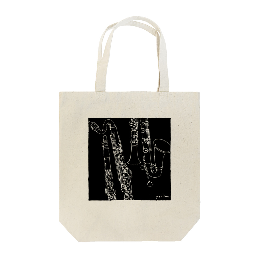pealineのClarinet & Bass Clarinet Tote Bag