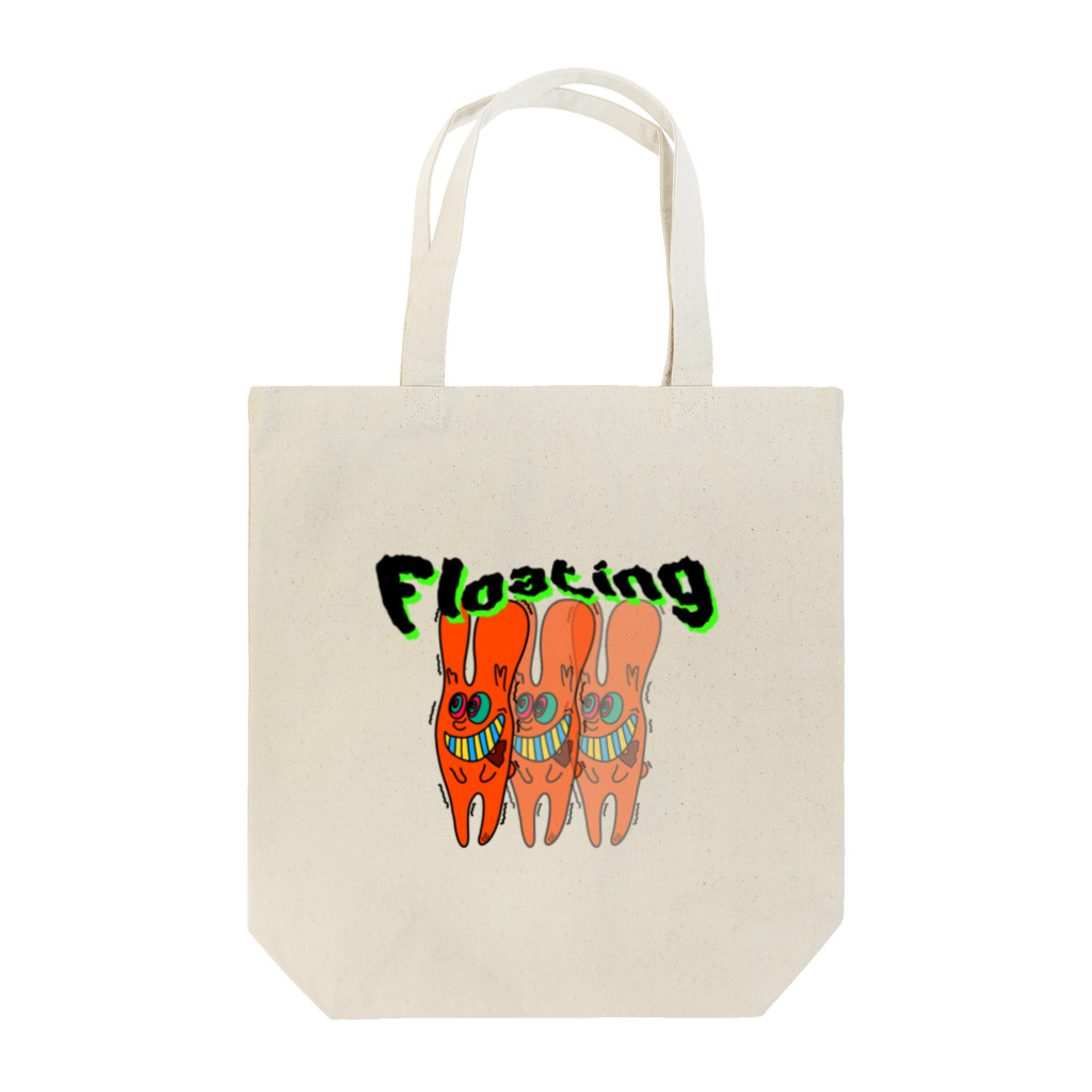 カラフル個性派動物園のfloating!!! Tote Bag