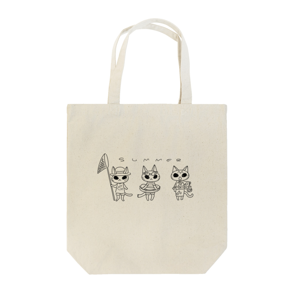 けんち蛍のSUMMERにゃんこ Tote Bag