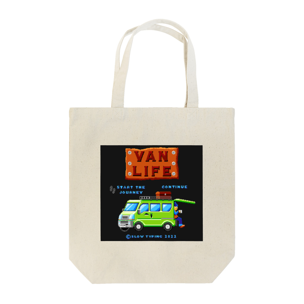 スロータイプ書店 Slowtype BooksのVAN LIFE バンライフ 257-1 Tote Bag