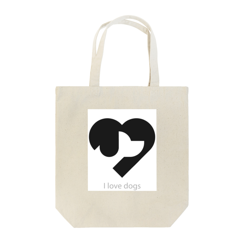 suggysのI love dogs Tote Bag