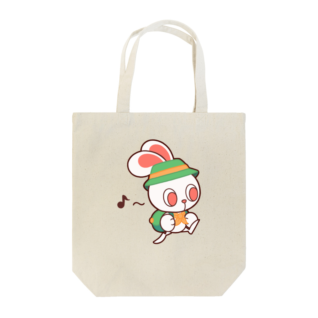 レタ(LETA)のぽっぷらうさぎ(ハイキング) Tote Bag