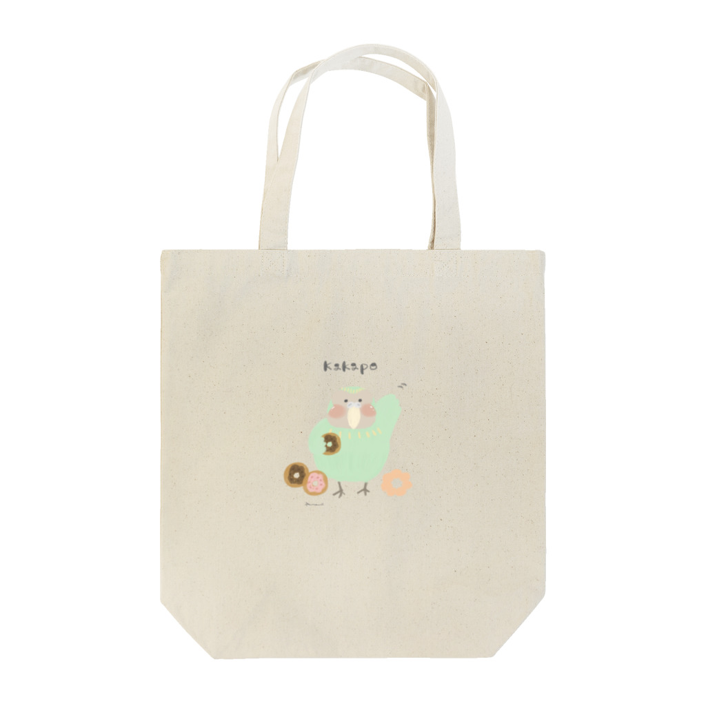 pero☺︎Storeのカカポとドーナツ Tote Bag