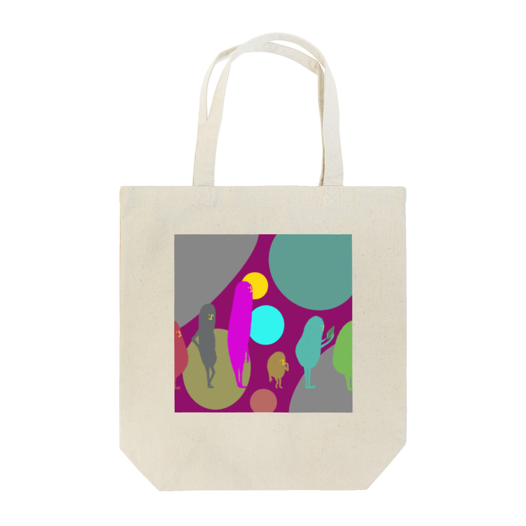 もじゃの店の行列もじゃ Tote Bag