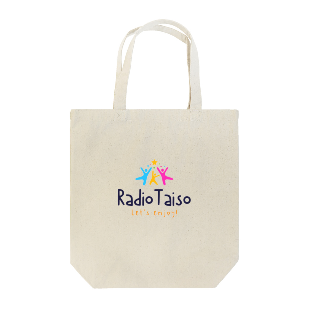 happyshopのLet's enjoy!Radio Taiso🤸‍♀️ トートバッグ