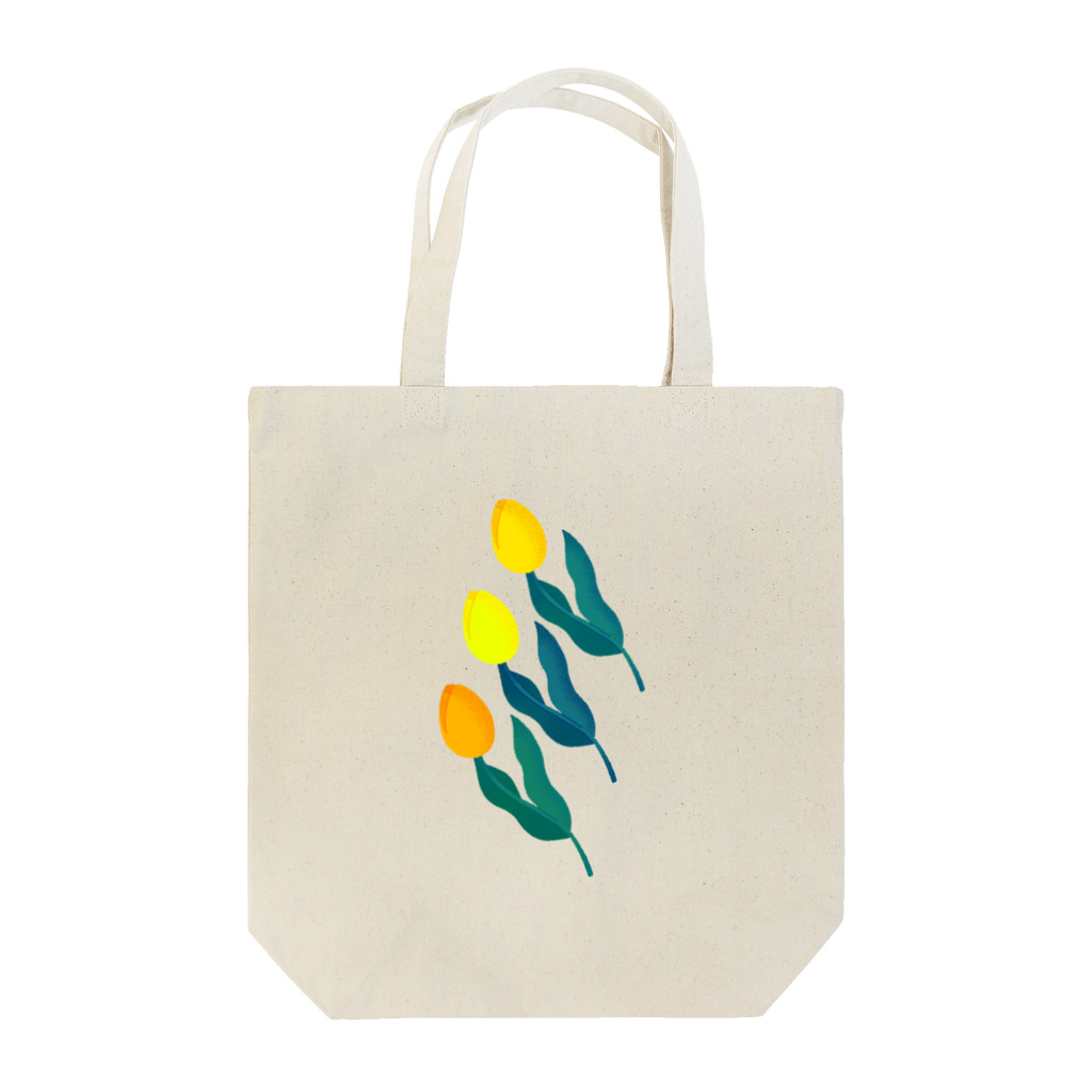 ミズカミエリカの3本の花束 Tote Bag