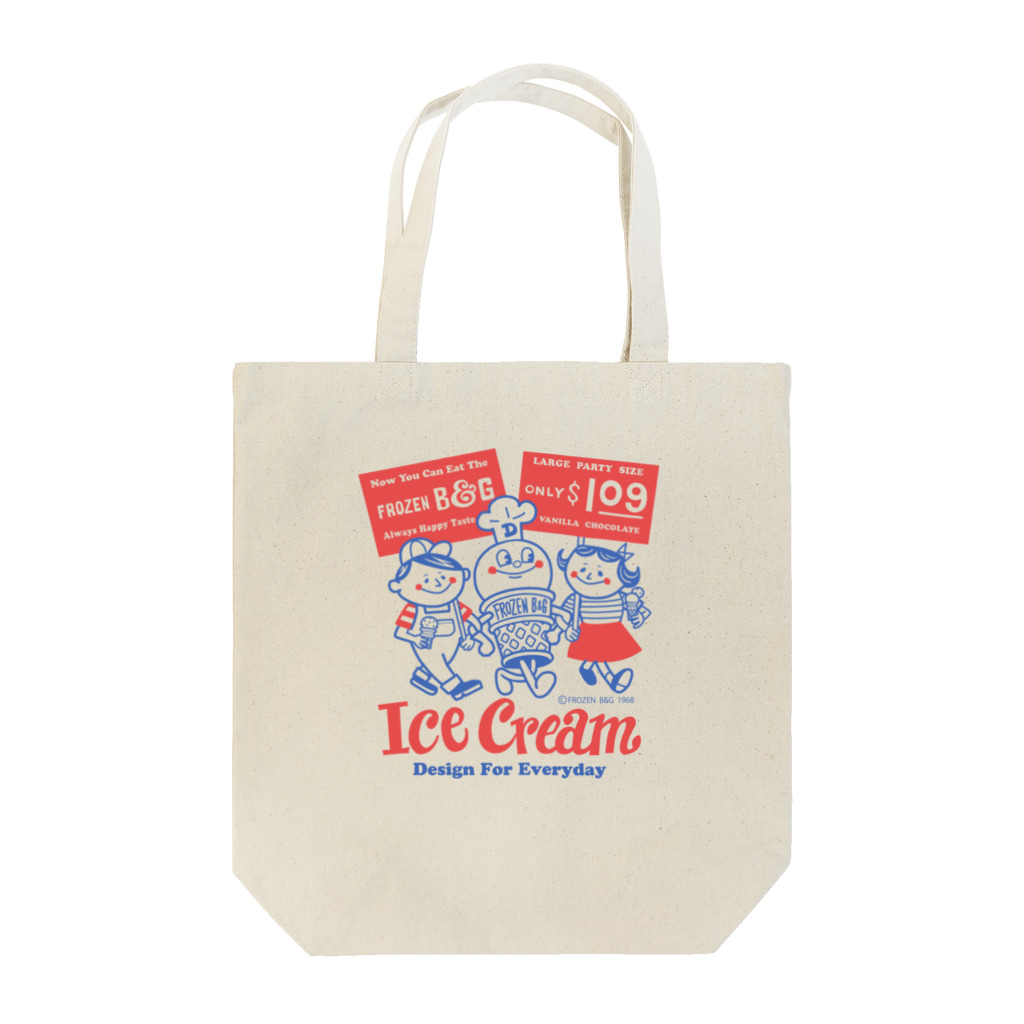 Design For EverydayのアイスクリームBoy&Girl☆アメリカンレトロ Tote Bag