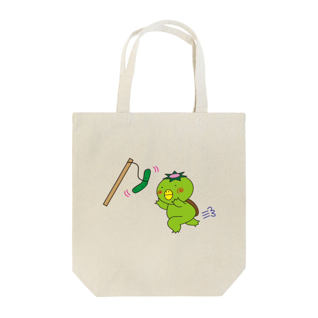 H2Styleのかっぱ釣り Tote Bag