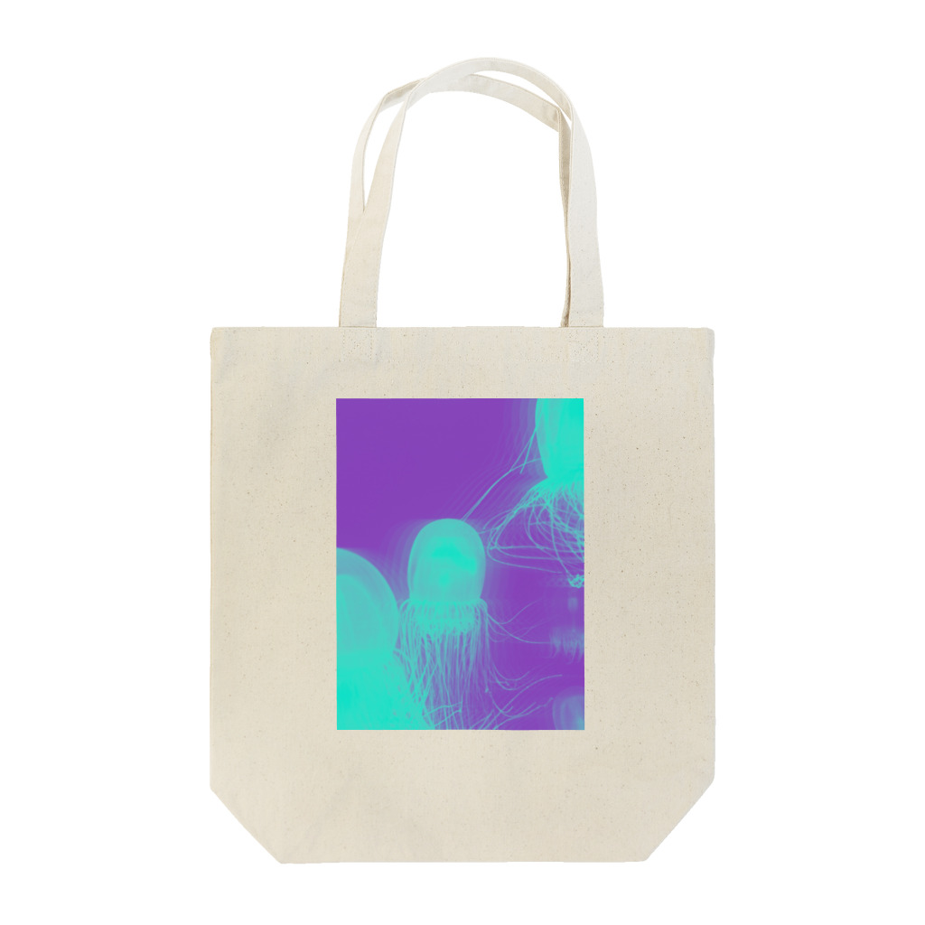 しょーわのネオン海月・青 Tote Bag