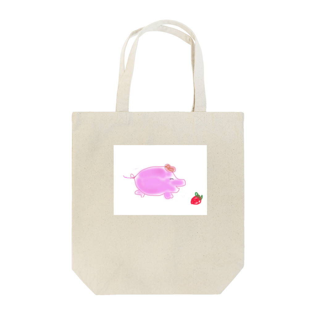 montan_storeのZabutan（いちご） Tote Bag