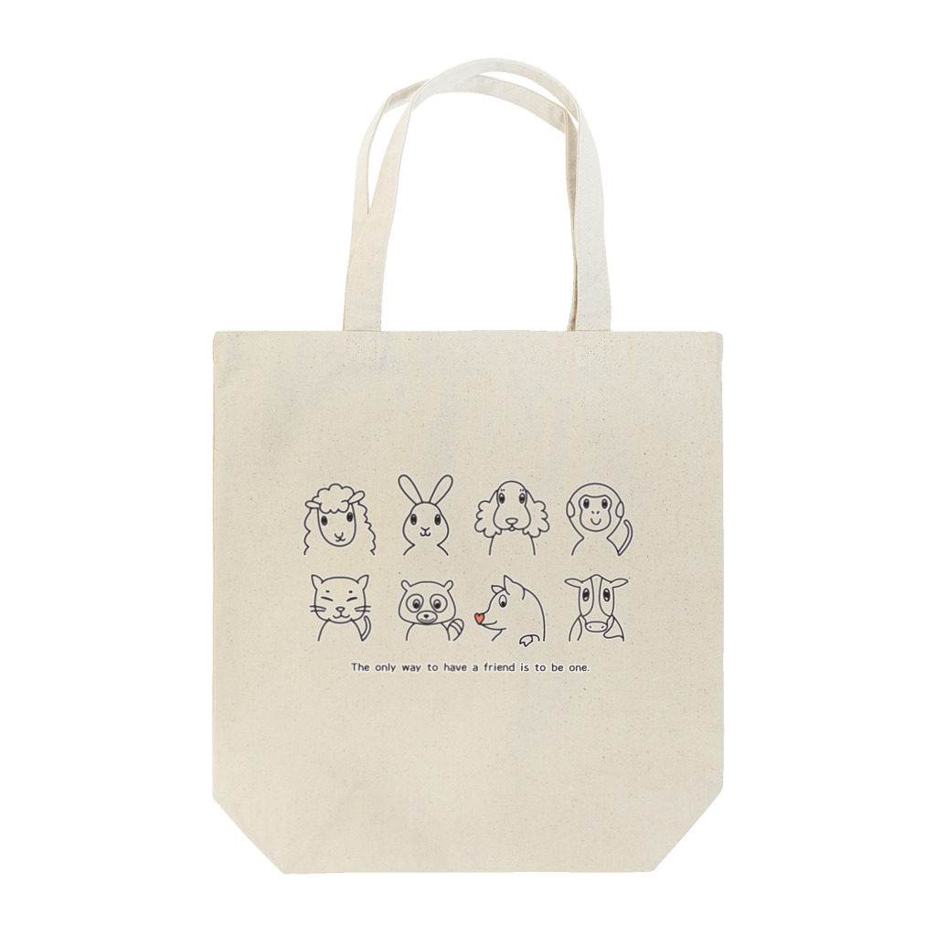 ariariartの動物大集合！（チャリティー） Tote Bag