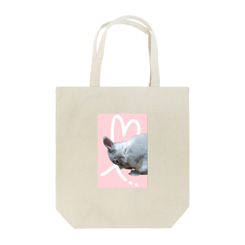 ぽぽこ🐰SHOPのくしくしバニラたん. ハートver Tote Bag