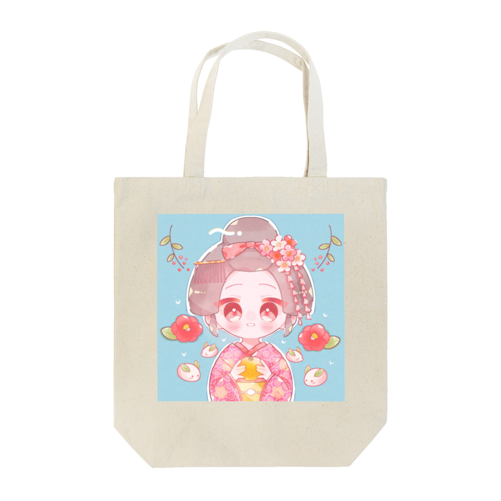 Nest Lab Kyotoの舞妓さん　冬 Tote Bag