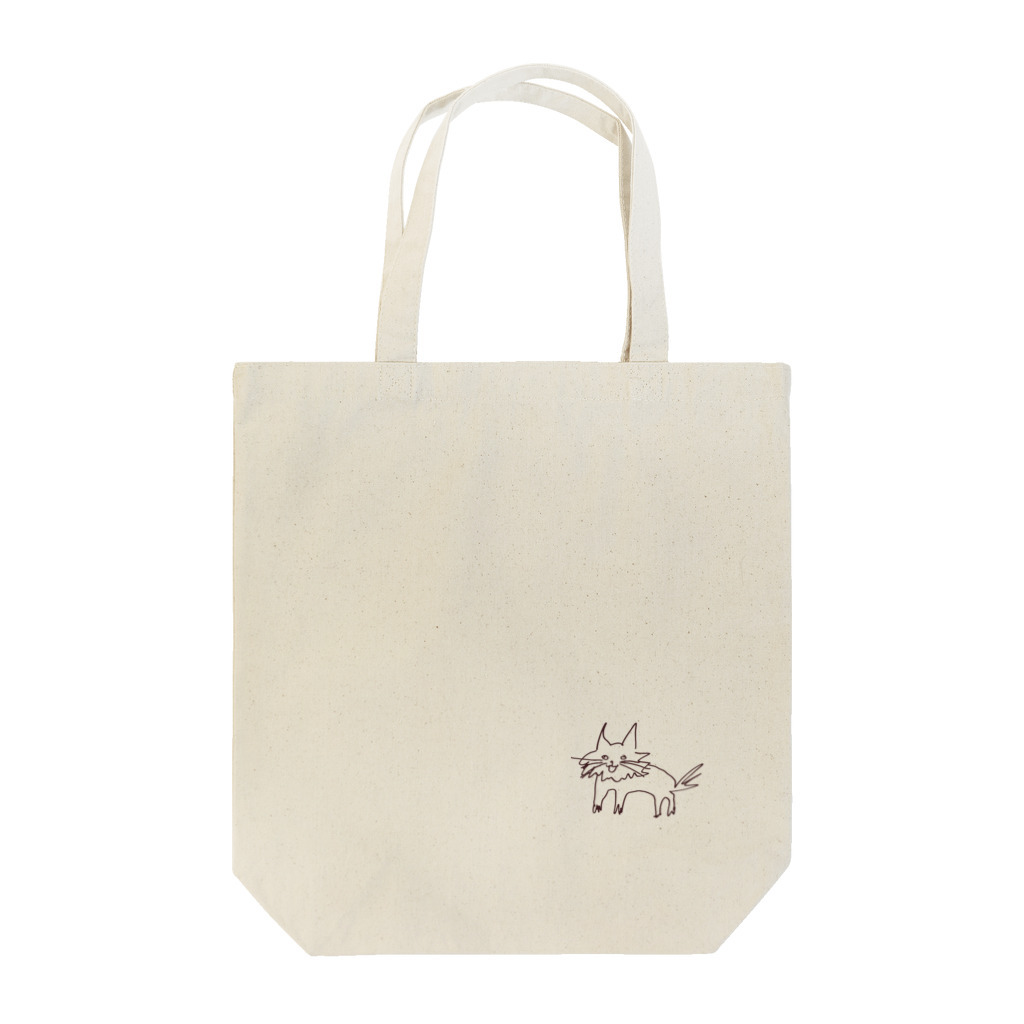 からあげチャンピオンのモノクロネコチャン Tote Bag