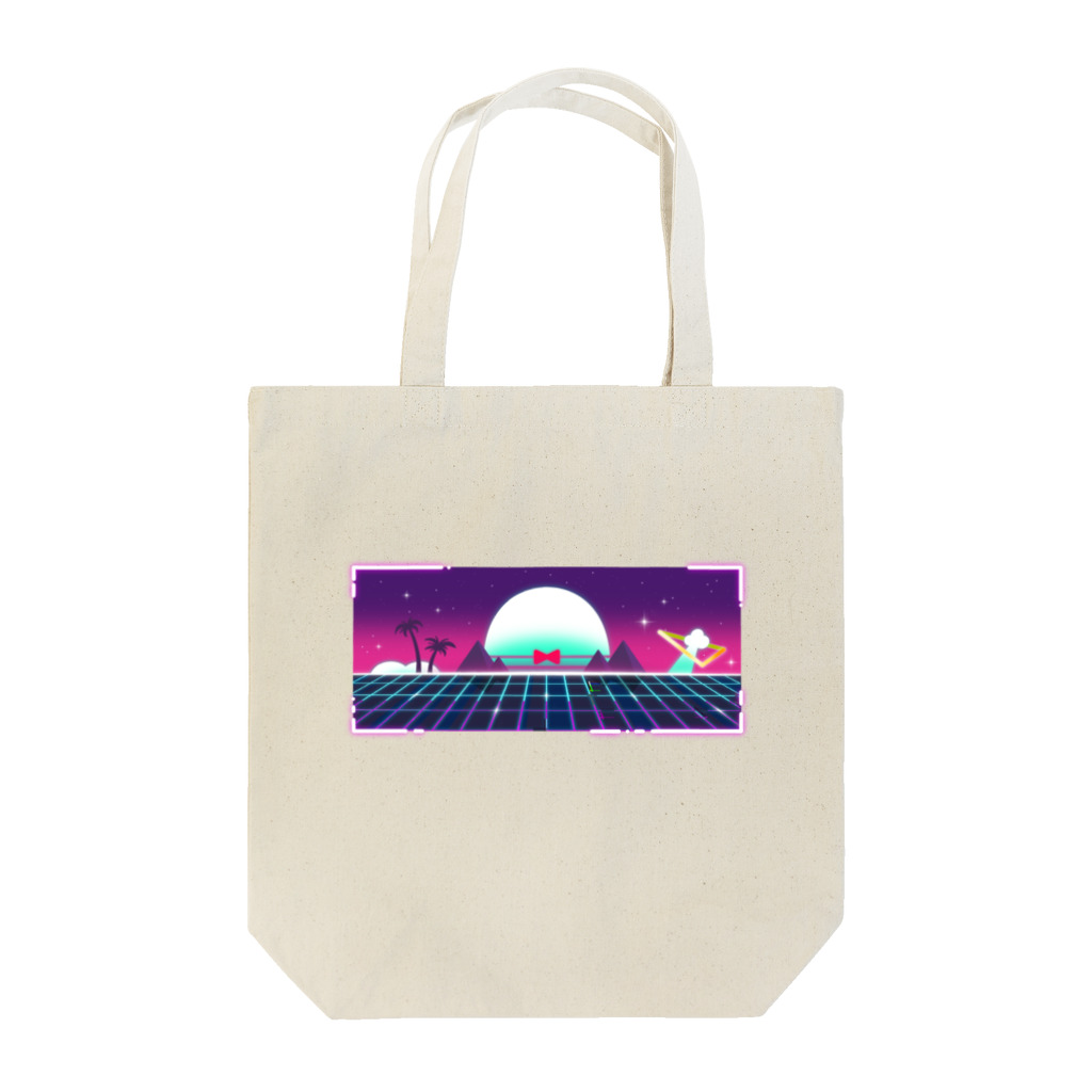 いちぼ君のお店のICHIBO-SynthWave Tote Bag