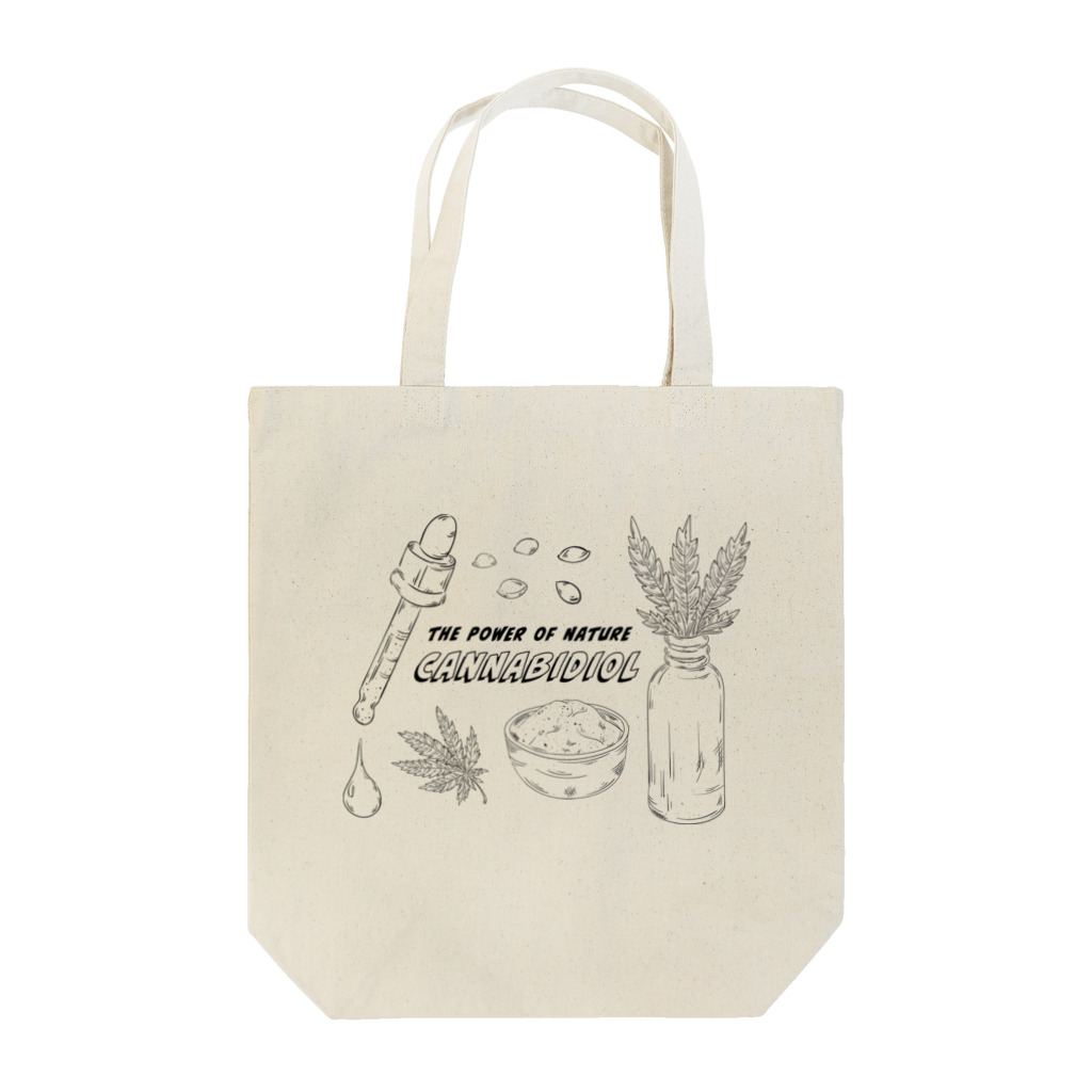 420 MUSIC FACTORYのカンナビジオール（CBD）-001 Tote Bag