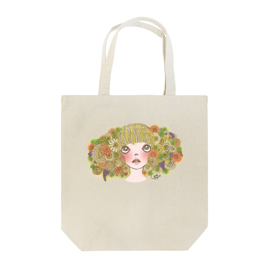 Chick ChieckのFlower-1 Tote Bag