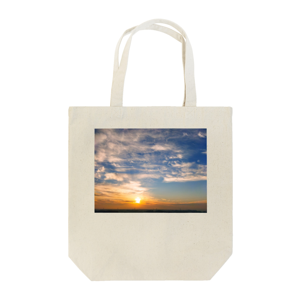 まろまろのまったり店の朝日 Tote Bag