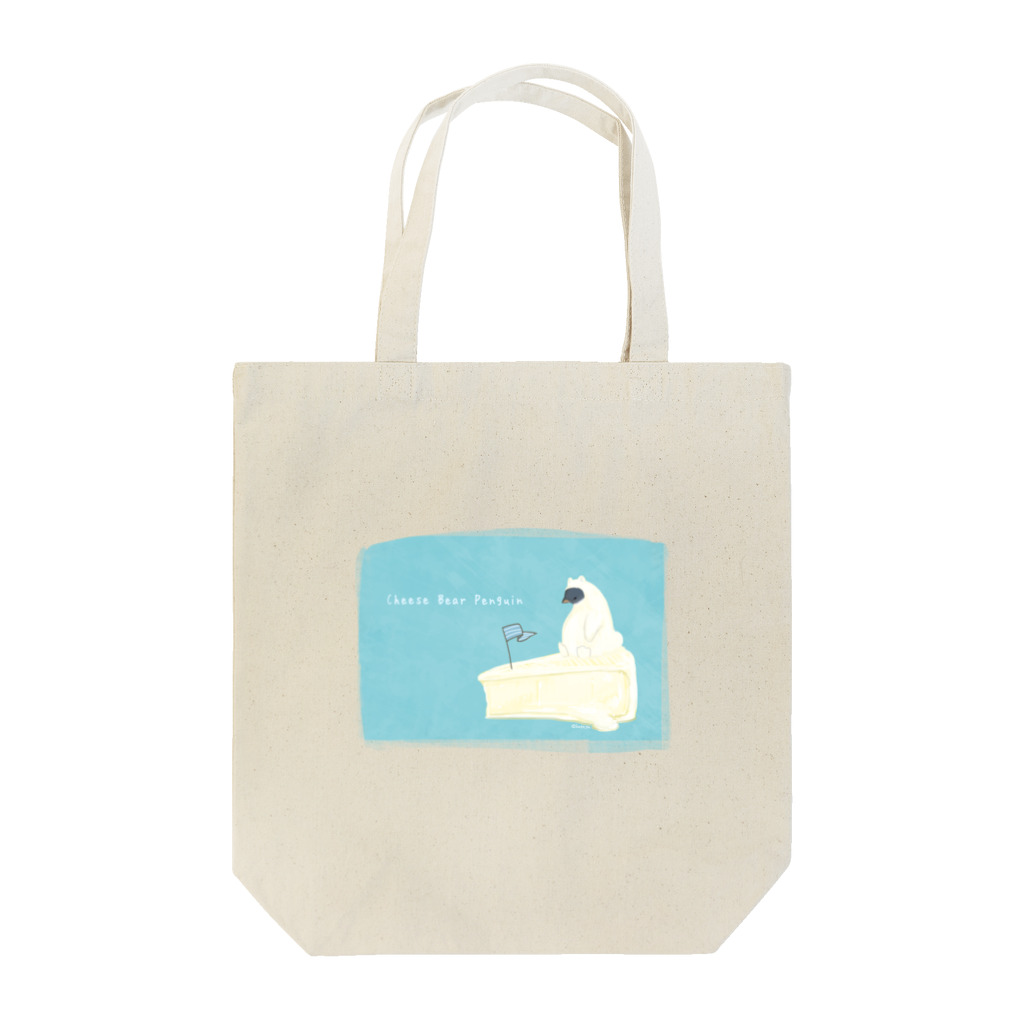 影屋のCheese Bear Penguin Tote Bag