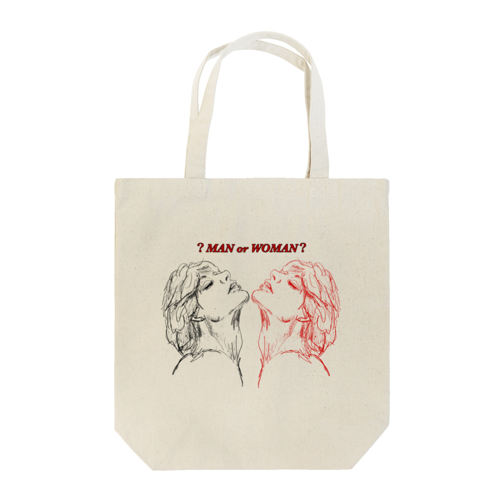 Shirako 商店の?MAN or WOMAN? tote bag Tote Bag