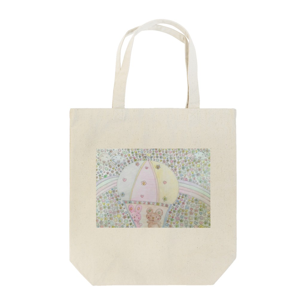 みずたまinnuの夢（気球に乗って） Tote Bag