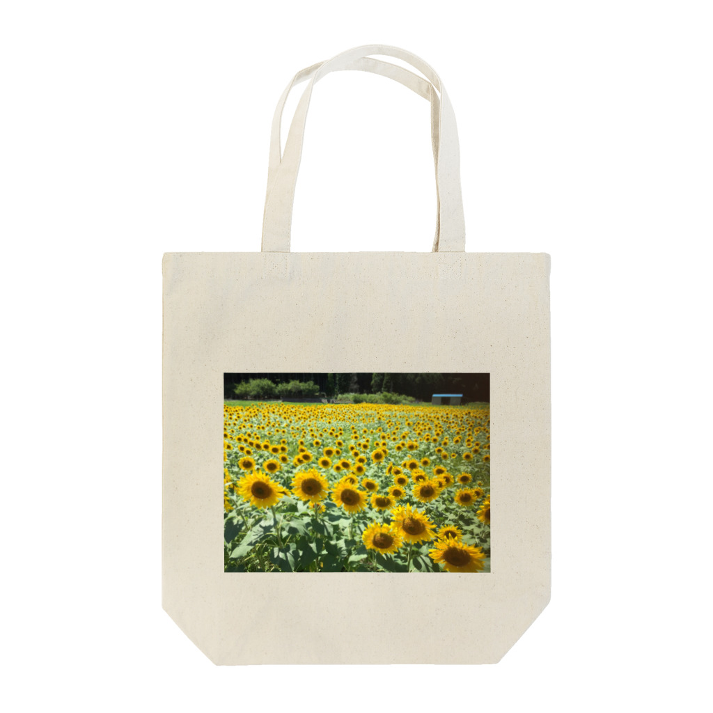 natural-7のサンフラワー Tote Bag