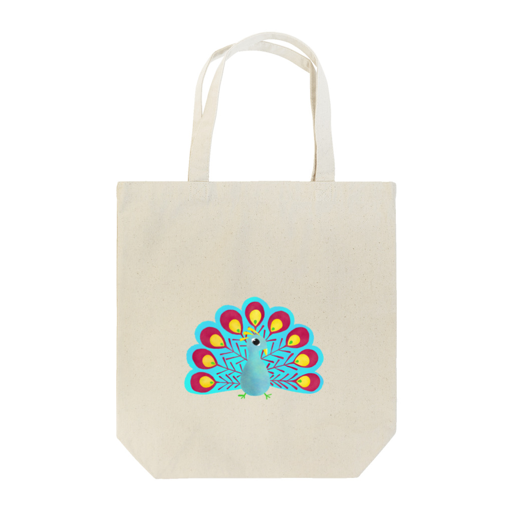 しろくま屋さんのくじゃく Tote Bag