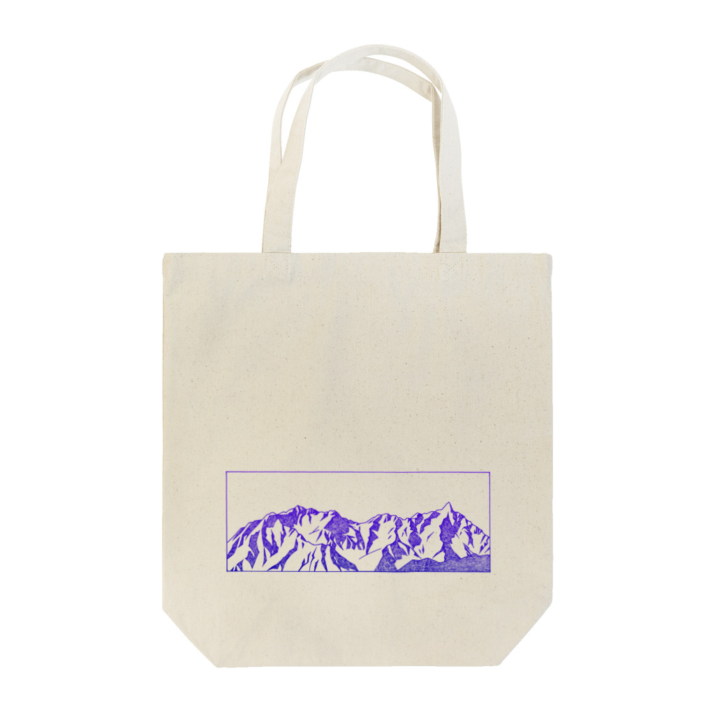 まつのき商店の槍穂高連峰　青ペン Tote Bag