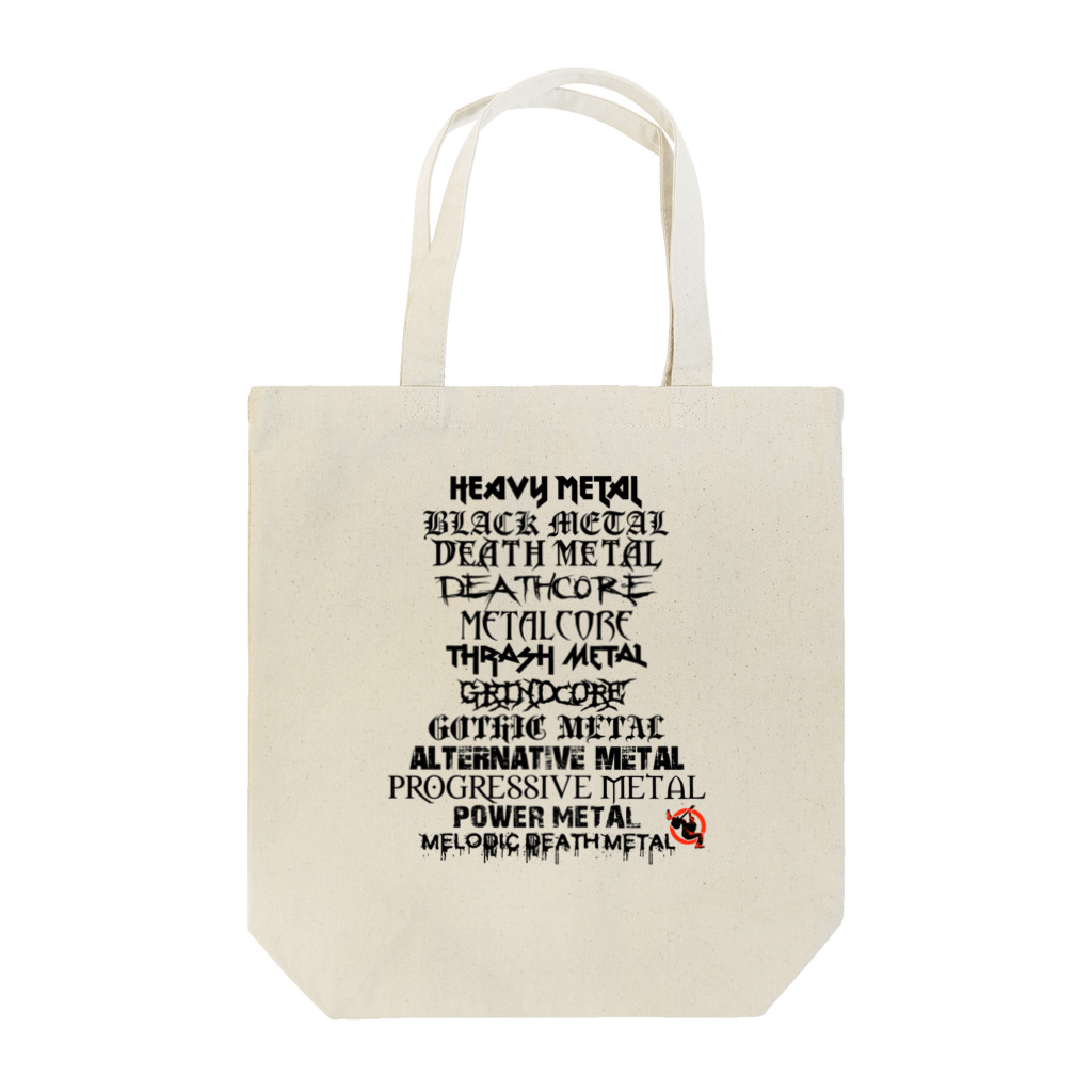 ラスト バンディットのMetal Genres トートバッグ Tote Bag