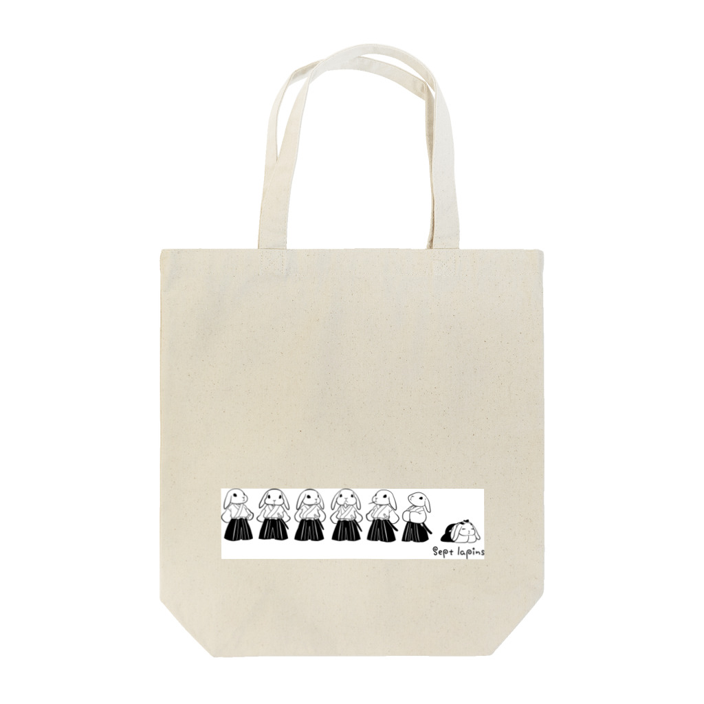 sept lapinsの七人のロップ侍 Tote Bag