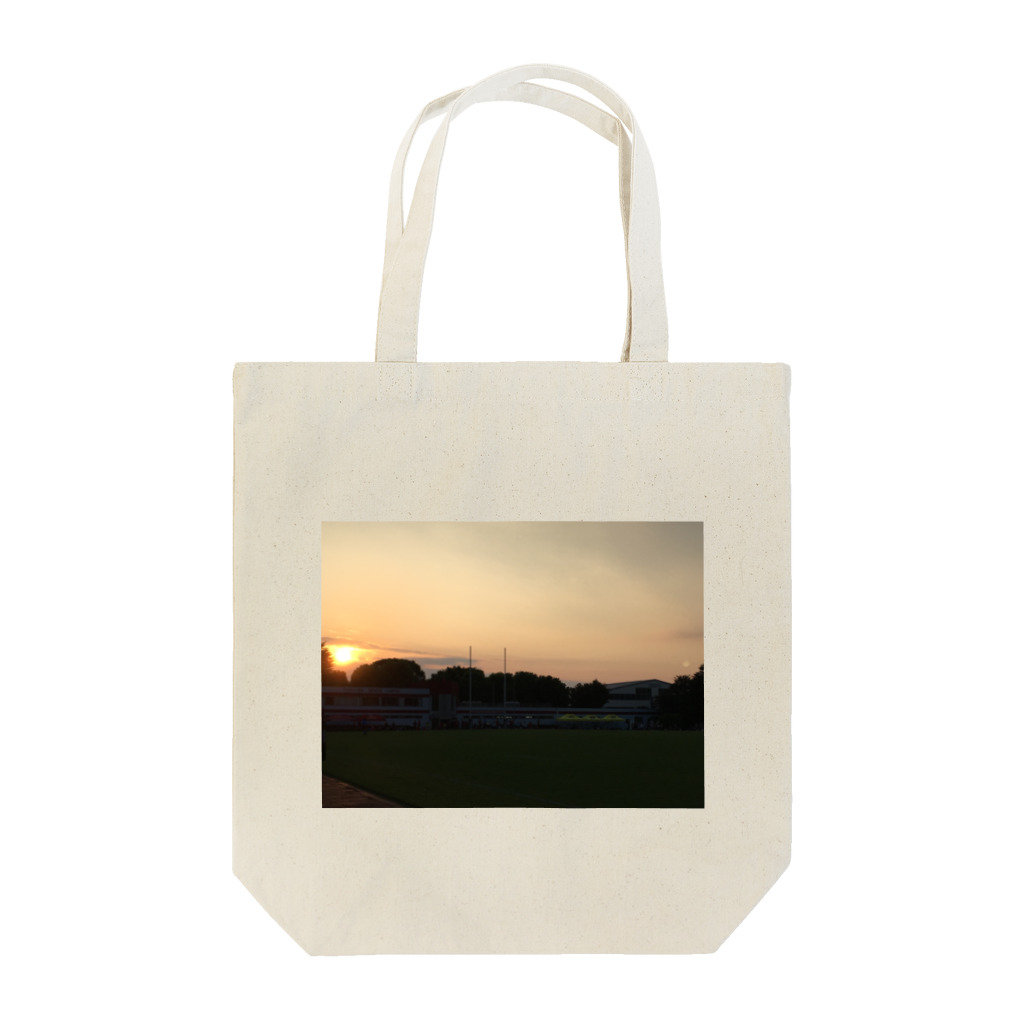 MSDのラグビー場の夕焼け Tote Bag